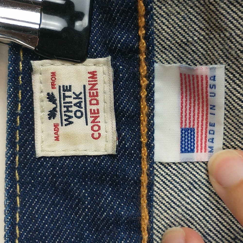 Levis 511 Selvedge Jeans 30x32 Mens White Oak Cone Denim Slim Fit Selvage USA
